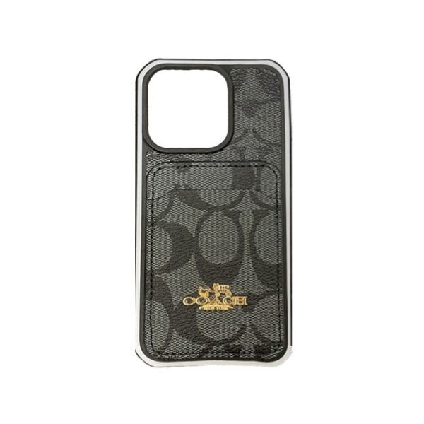 Coach iPhone Case With Card Holder Coffee -KB241416 - 图片 8