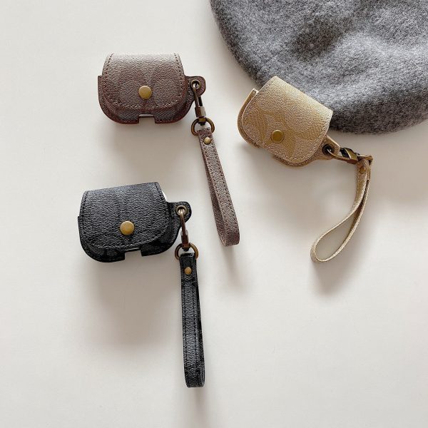 Leather Coach AirPods 3rd Generation Case Black-CC231215 - 图片 25