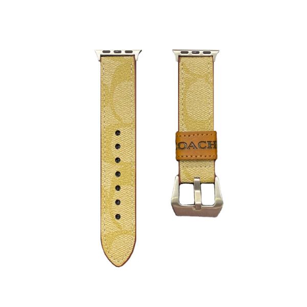 Leather Coach Apple Watch Band Black-YHK244221710 - 图片 13