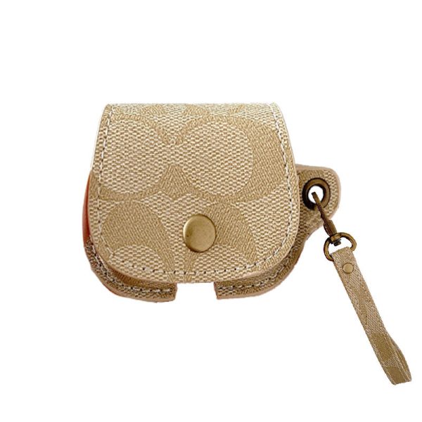 Leather Coach AirPods Pro Case White-CC231215 - 图片 14