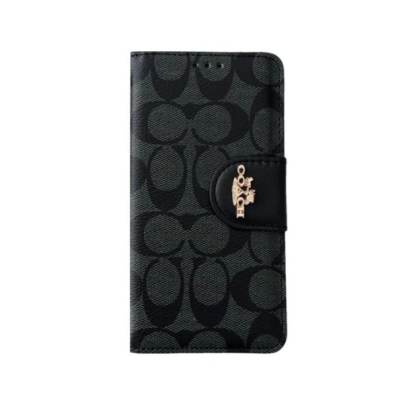 Coach iPhone Case  Leather Flip Case with Card Holder Brown-PTK241622 - 图片 7