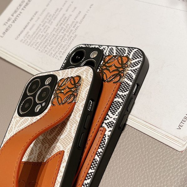 Leather  Loewe iPhone Case Black-HDK231201 - 图片 4