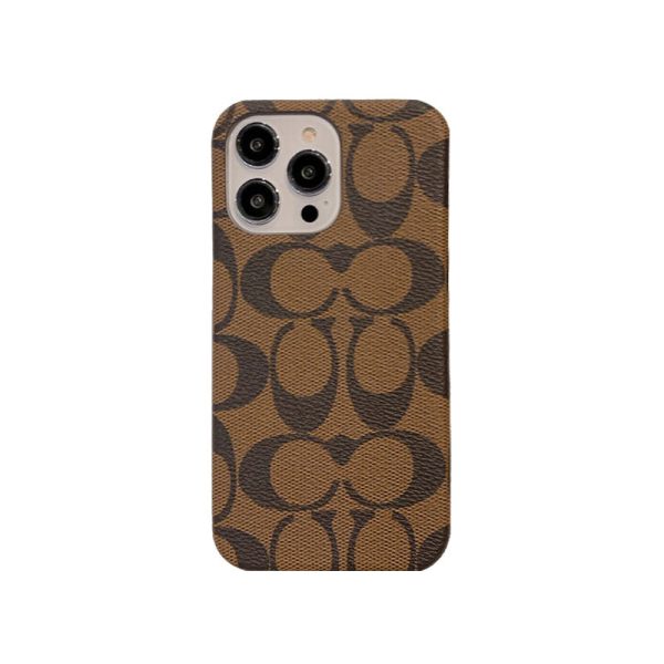 Classic Coach iPhone Case Brown -JDK241426 - 图片 11