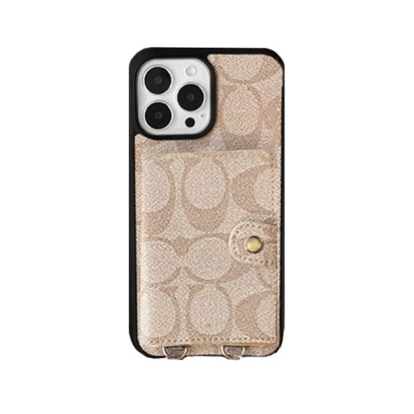 Coach iPhone Case With Wallet And  Strap Brown -SZK240402 - 图片 7