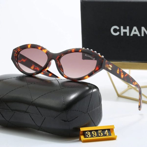 Luxury Pearl Cat Eye Sunglasses - 图片 10