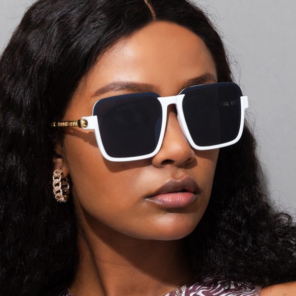 Big Square Frame Sunglasses - 图片 5