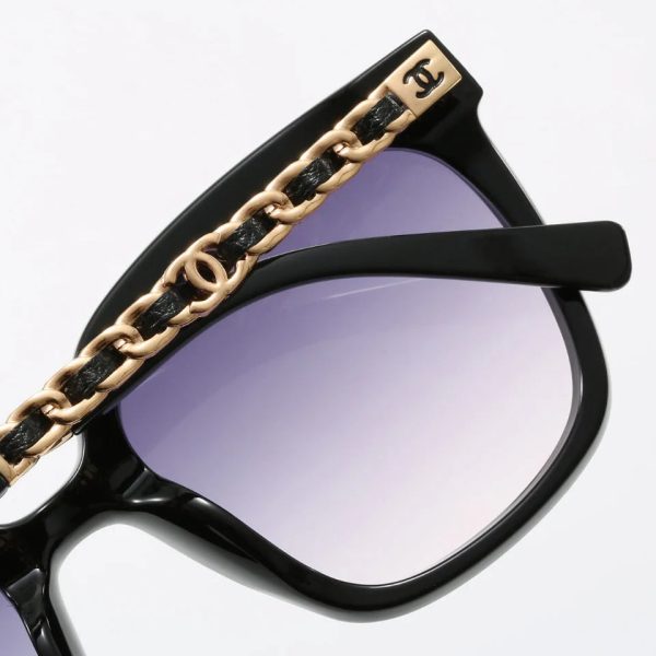 Fashionable Woven Temple Sunglasses 89862 - 图片 7