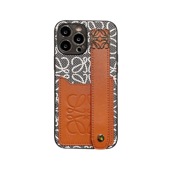 Leather  Loewe iPhone Case Black-HDK231201 - 图片 7