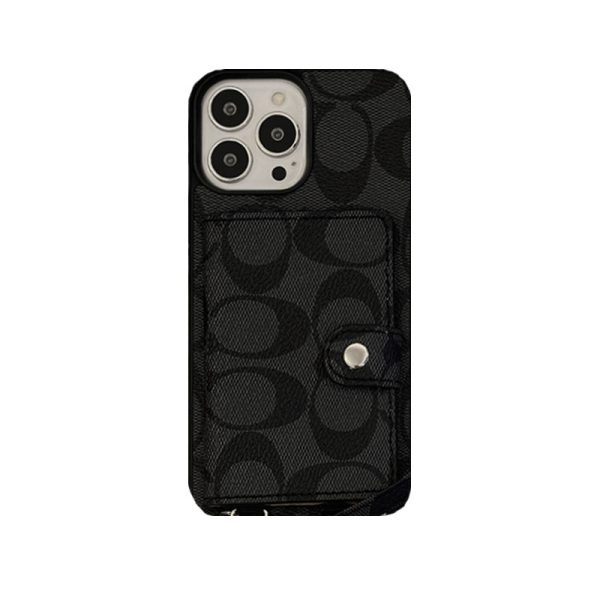 Coach iPhone Case With Wallet And  Strap Brown -SZK240402 - 图片 6