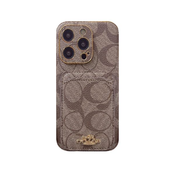 Coach iPhone Case With Card Holder Black  -KB241651 - 图片 9