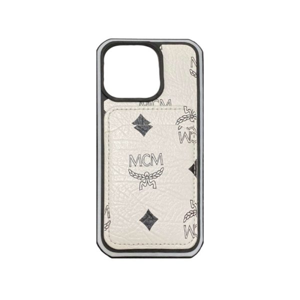 MCM iPhone Case With Card Holder  Yellow-MCK240603 - 图片 9