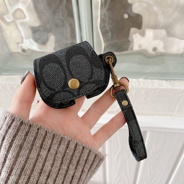 Leather Coach AirPods 3rd Generation Case Black-CC231215 - 图片 22