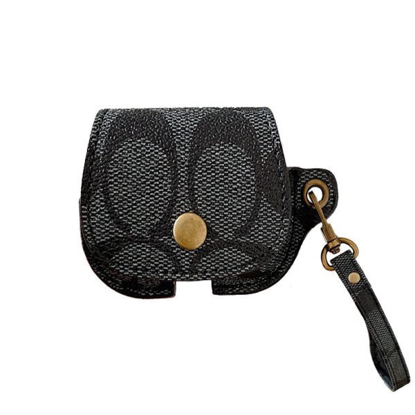 Leather Coach AirPods 3rd Generation Case Black-CC231215 - 图片 37