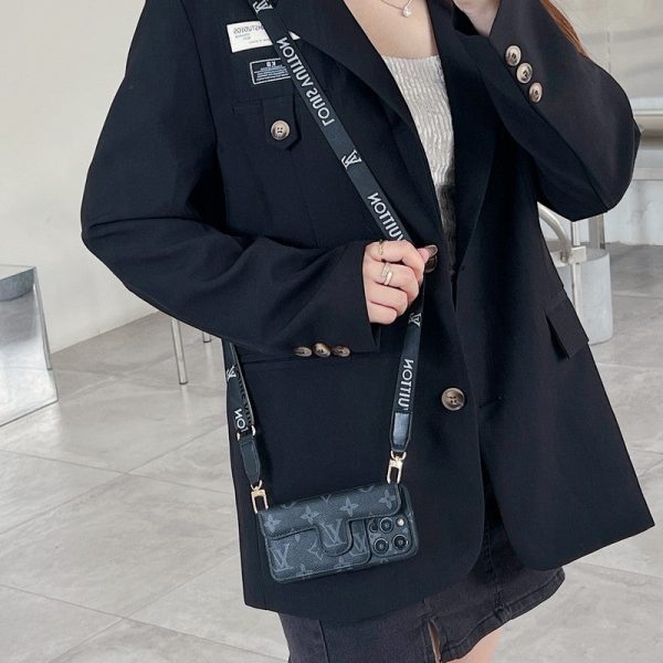 Lou Side Card Holder Crossbody iPhone Case - 图片 3