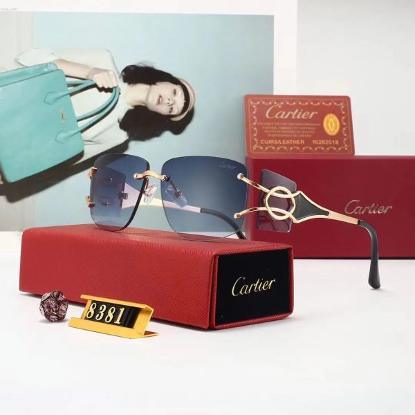 Novel HD Metal Sunglasses8381 - 图片 9