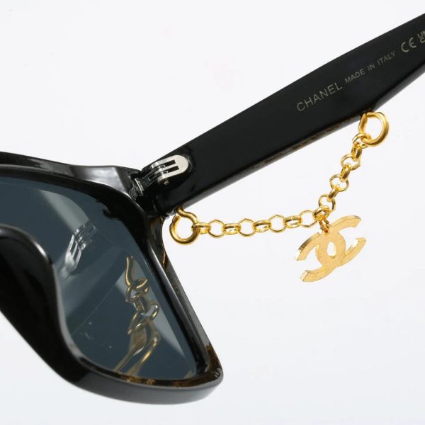 Stylish simple square frame sunglasses 69018 - 图片 2