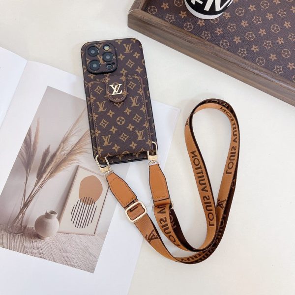Lou Card Bag Crossbody Color Chain iPhone Case - 图片 3