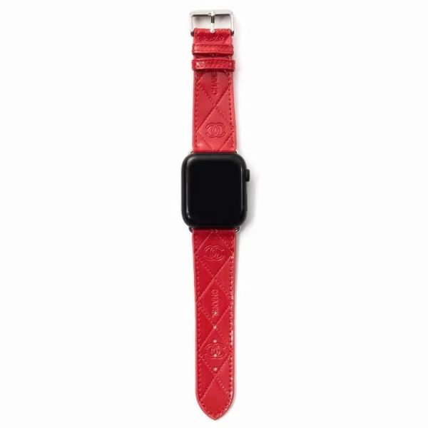 GLOSSY LEATHER APPLE WATCH BAND - 图片 10