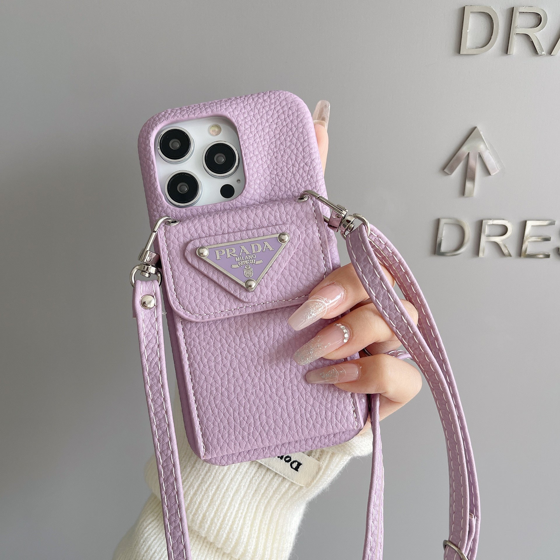 Pra Card Holder Chain iPhone 16 Case - 图片 4