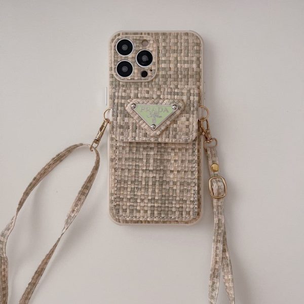 Pra Weave Card Bag Crossbody iPhone Case - 图片 3