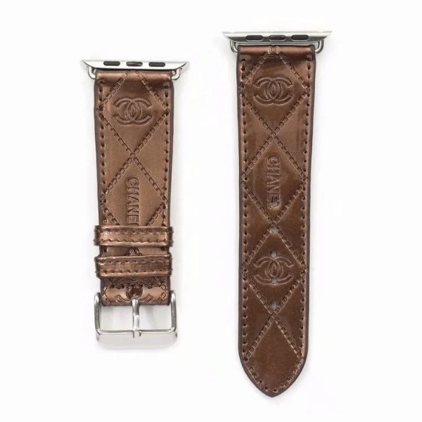 GLOSSY LEATHER APPLE WATCH BAND - 图片 7