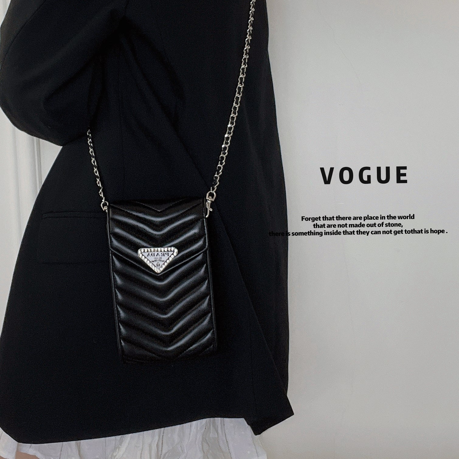 Crossbody Leather Phone Bag - 图片 13