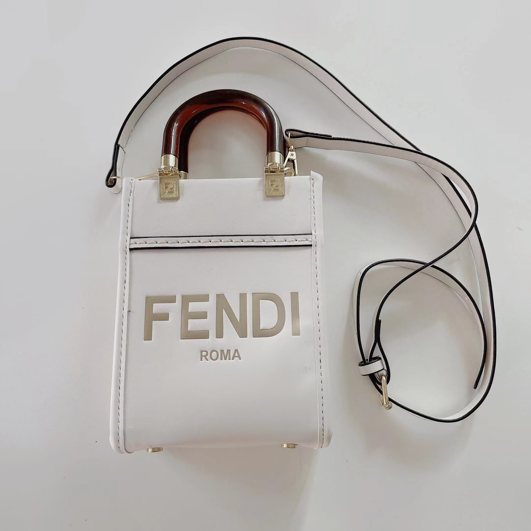 Classic Tote Bag With Crossbody Strap - 图片 11