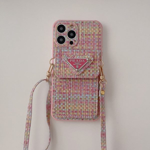 Pra Weave Card Bag Crossbody iPhone Case - 图片 2