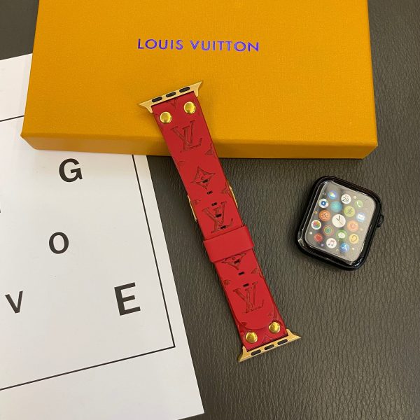 Bracelet de rechange Apple avec décoration en rivets et monogramme en relief WATCH BANDS - 图片 6