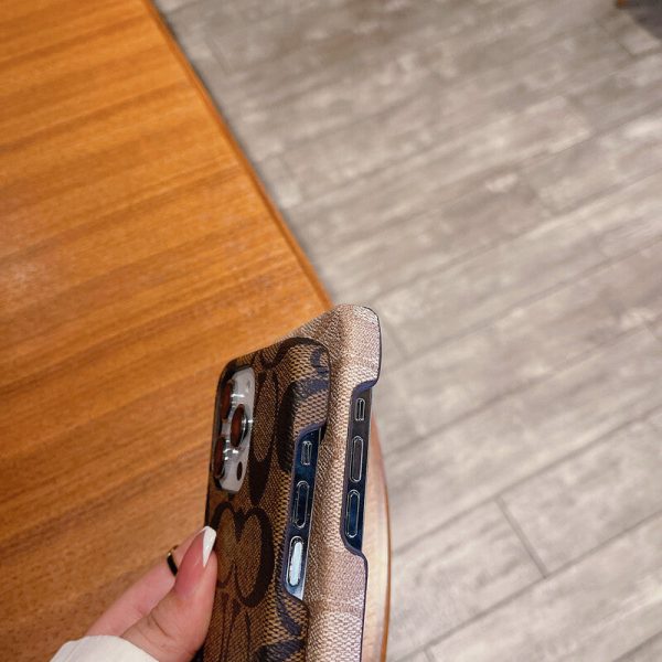 Classic Coach iPhone Case Coffee -JDK241426 - 图片 8