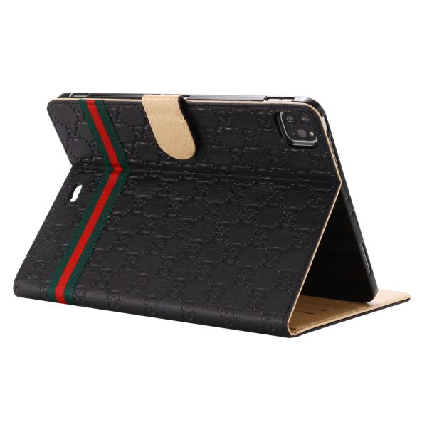 3D Embossing Flip Cover Holster Apple iPad Cases With Stand Function - 图片 11