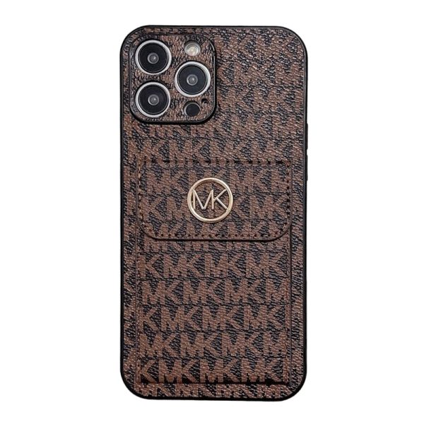 MK Card Bag Gold iPhone Case - 图片 3