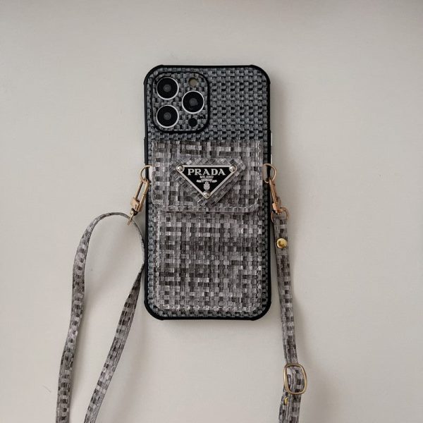 Pra Weave Card Bag Crossbody iPhone Case - 图片 13