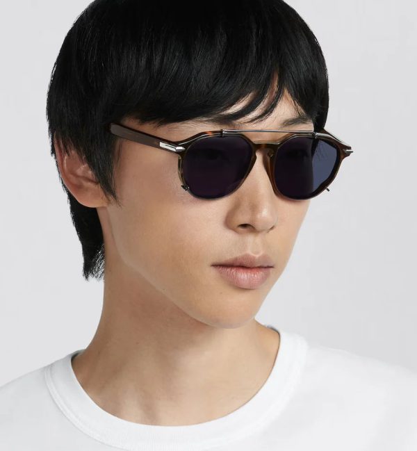 Brown Tortoiseshell-Effect Pantos Sunglasses - 图片 4