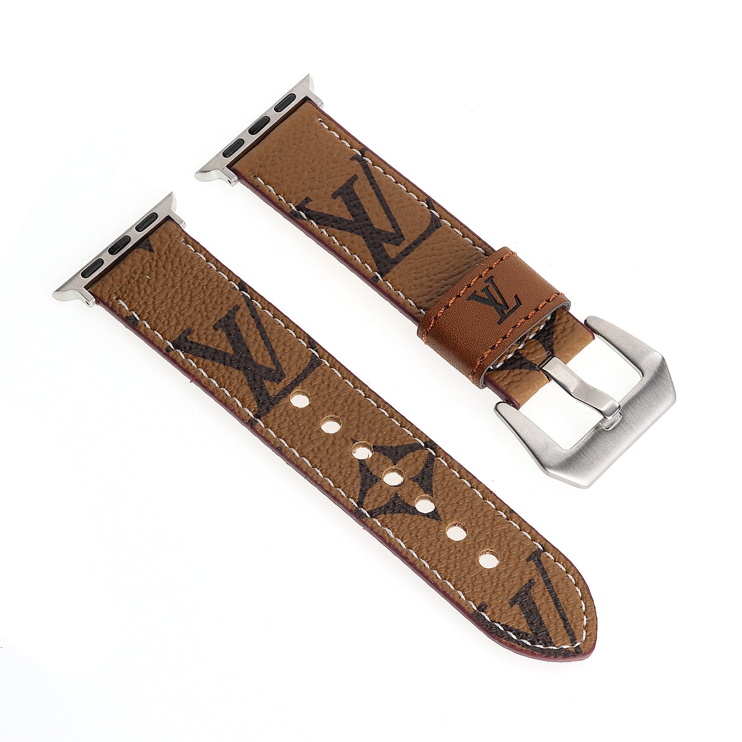 LEATHER CANVAS LUXURY APPLE WATCH BANDS - 图片 5