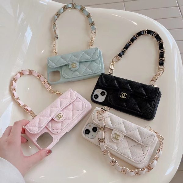 CN Pastel iPhone Cases Bag With Strap - 图片 3