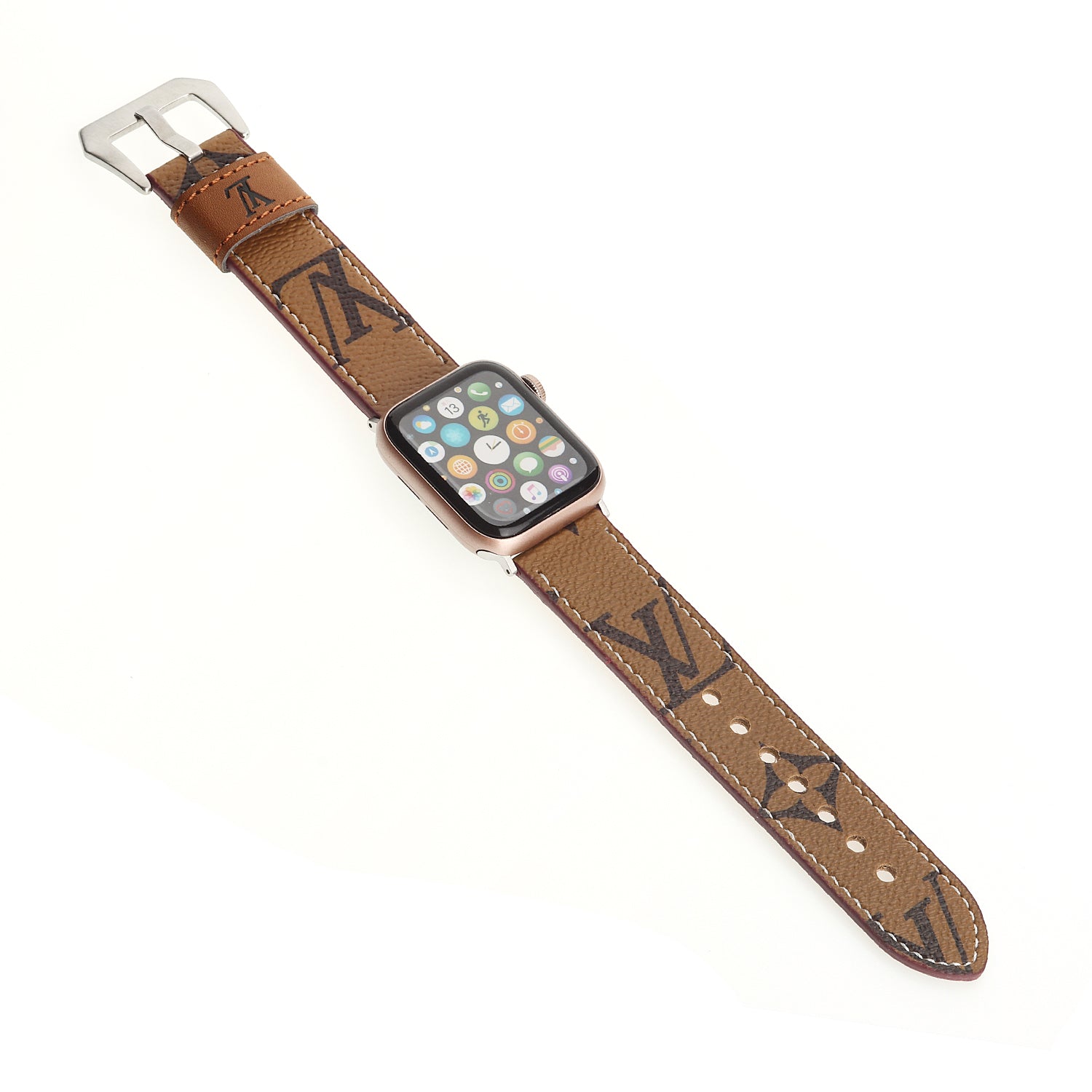 LEATHER CANVAS LUXURY APPLE WATCH BANDS - 图片 13