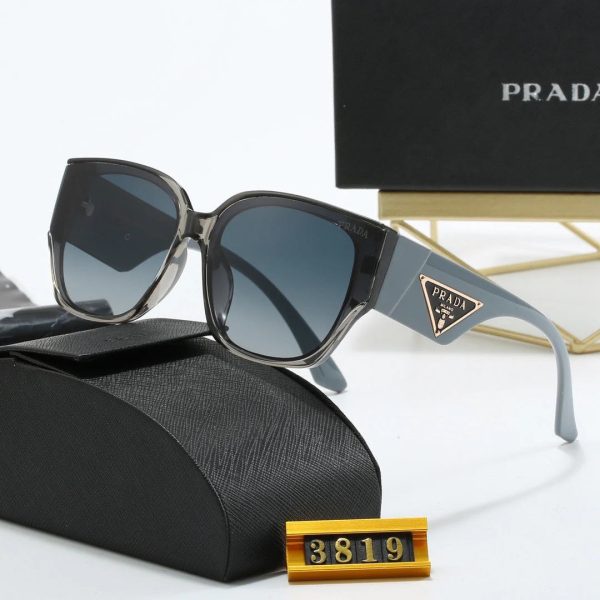 Thick Frame Retro Sunglasses - 图片 8