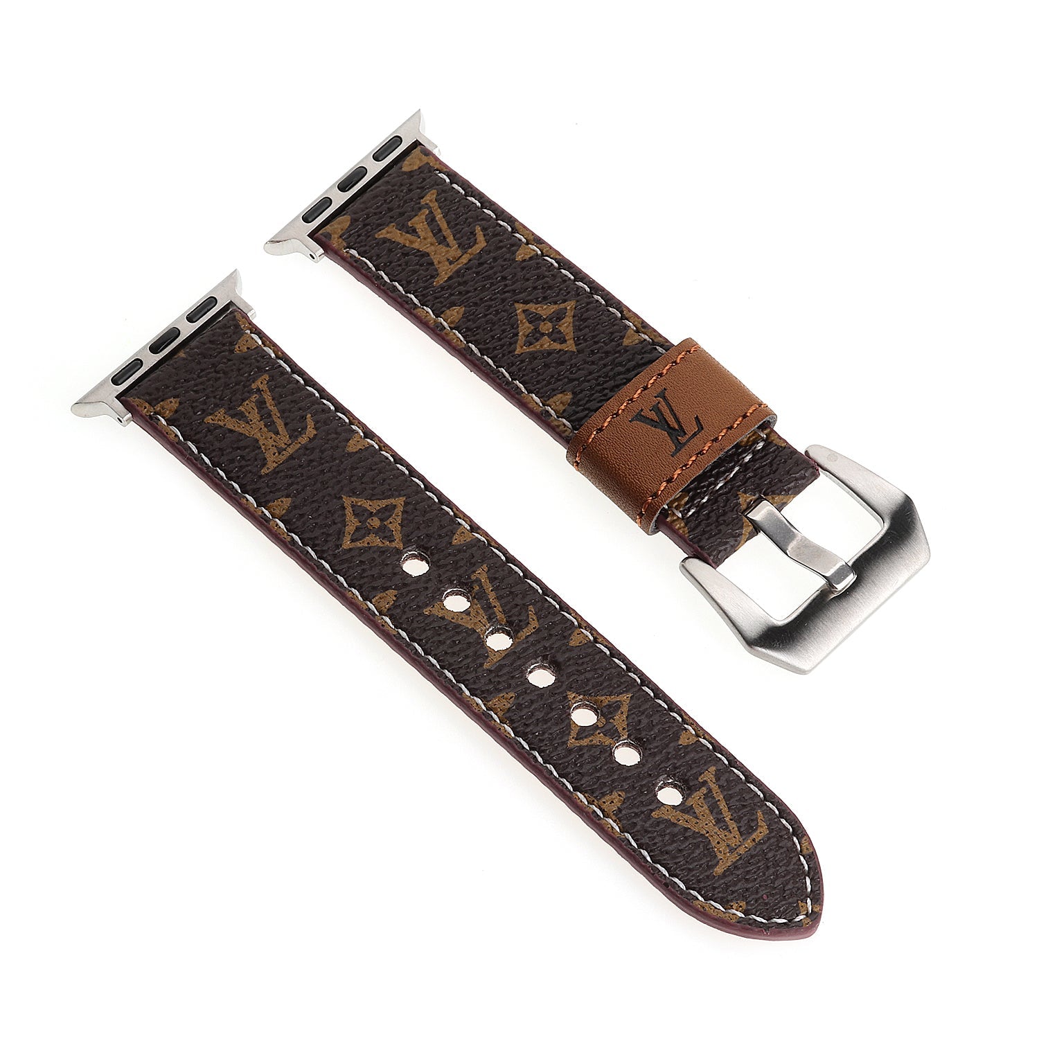 LEATHER CANVAS LUXURY APPLE WATCH BANDS - 图片 6