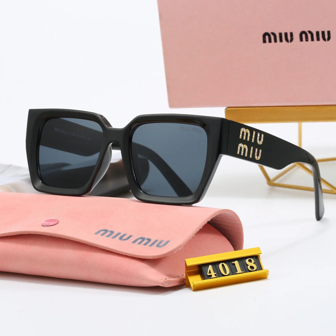 Luxury square frame universal sunglasses 4018 - 图片 3