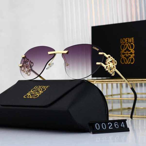 Metal temple gradient sunglasses 00264 - 图片 12