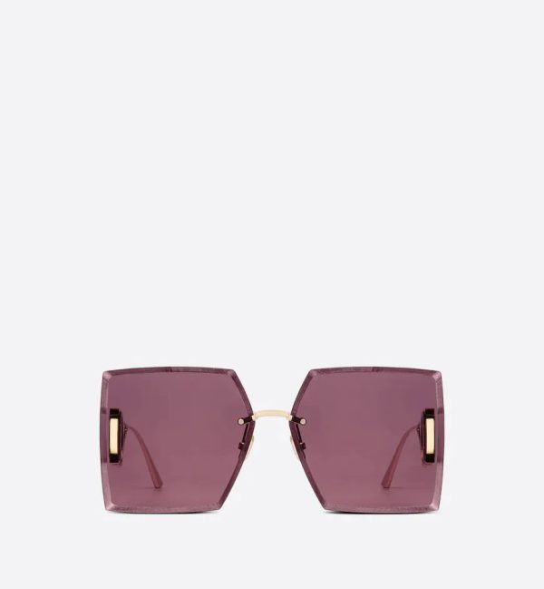 Burgundy Square Sunglasses 30MTS7U - 图片 2