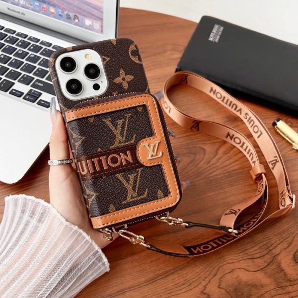 Lou GG Card Holder Chain iPhone Case - 图片 19