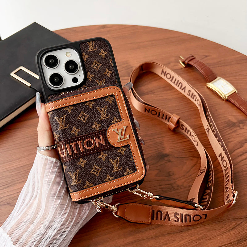 Lou GG Card Holder Chain iPhone Case - 图片 16