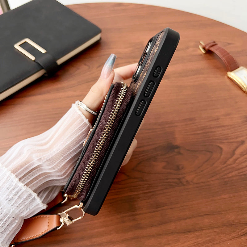 Lou GG Card Holder Chain iPhone Case - 图片 10