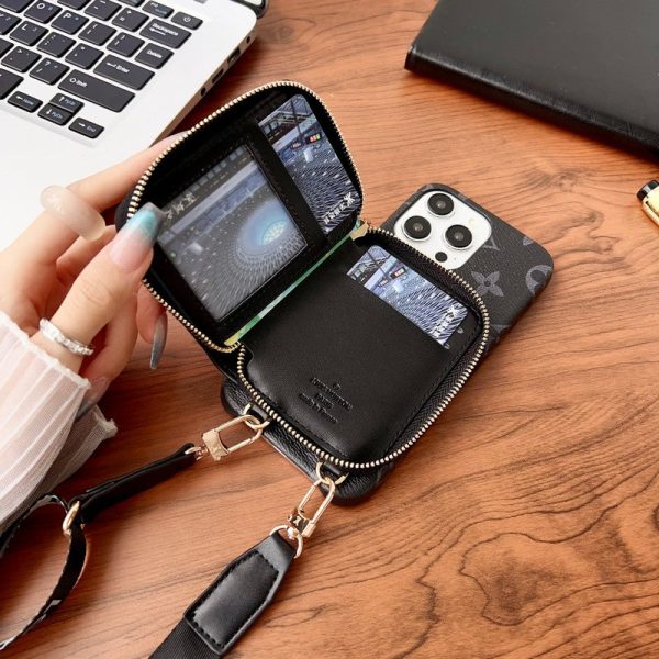 Lou GG Card Holder Chain iPhone Case - 图片 11