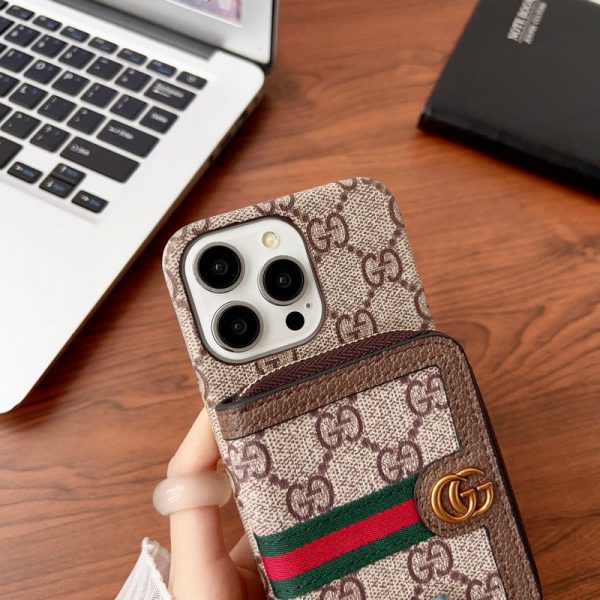 Lou GG Card Holder Chain iPhone Case - 图片 12
