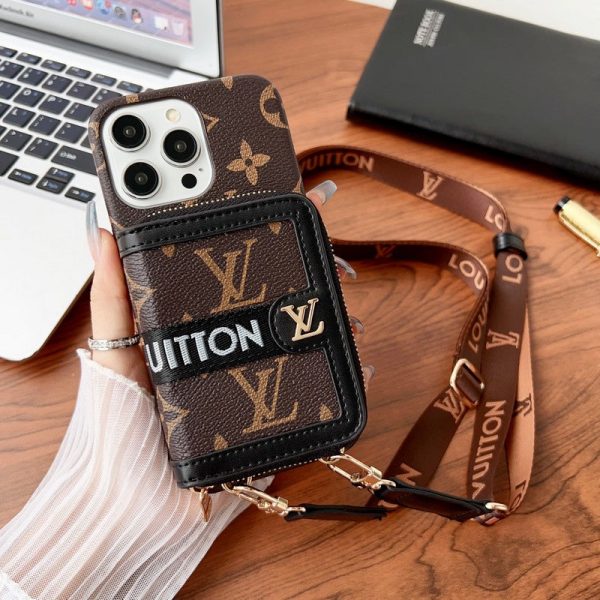 Lou GG Card Holder Chain iPhone Case - 图片 17
