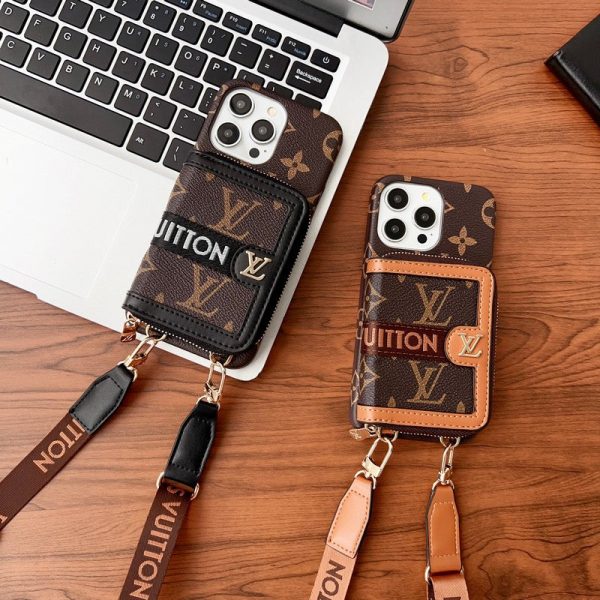Lou GG Card Holder Chain iPhone Case - 图片 8