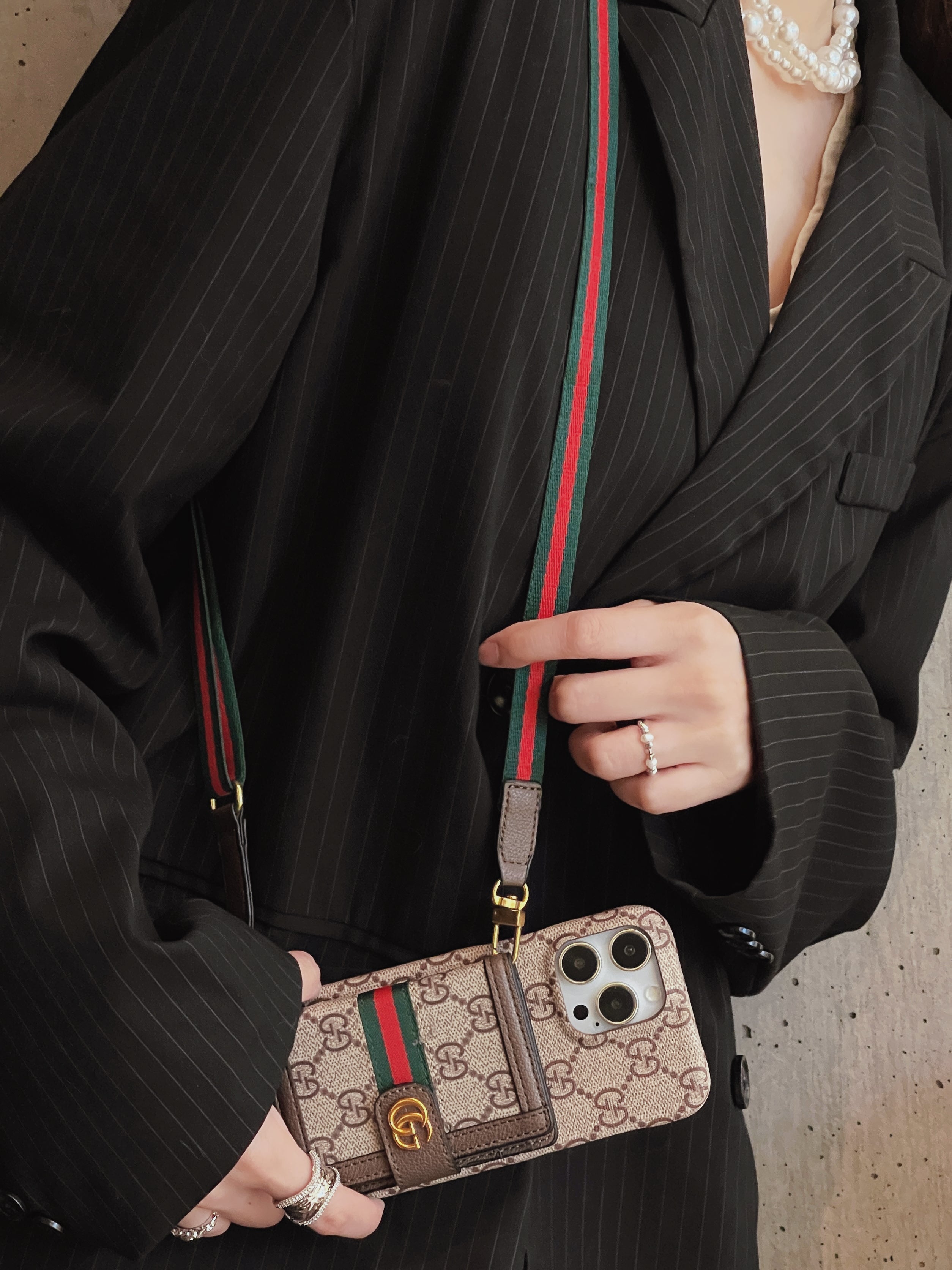 GG Card Bag iPhone Case - 图片 8